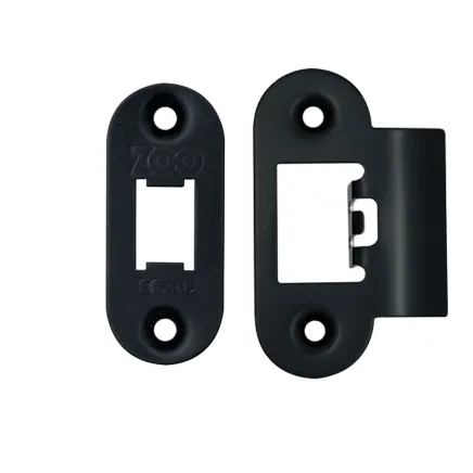Zoo Hardware Spare Radius Acc Pk for Heavy Duty Tubular Latch - Black