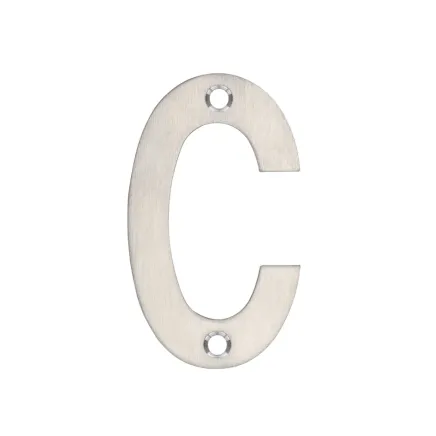 Zoo Hardware Letter - Polished Stainless