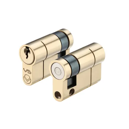 Zoo Hardware V5 45mm Euro Single Cylinder Cylinder Keyed to Differ - Brass