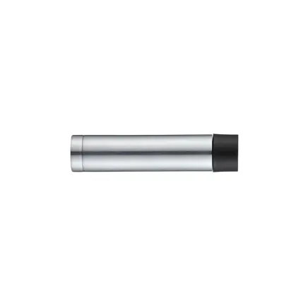 Zoo Hardware Door Stop - Cylinder without Rose 70mm - Satin Chrome