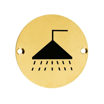 Zoo Hardware Shower - 76mm dia - PVD Satin Brass