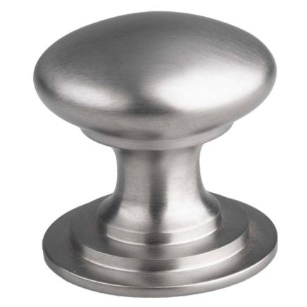 Victorian Cupboard Knob 50mm  - Satin Nickel