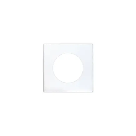 Zoo Hardware Spare square rose pack (1 pair) - Chrome