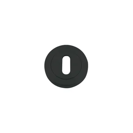Zoo Hardware Standard profile escutcheon - Oscuro Matt Black