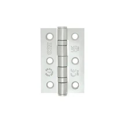 Zoo Hardware Stainless Steel Door Hinge UKCA/CE - Polished Stainless