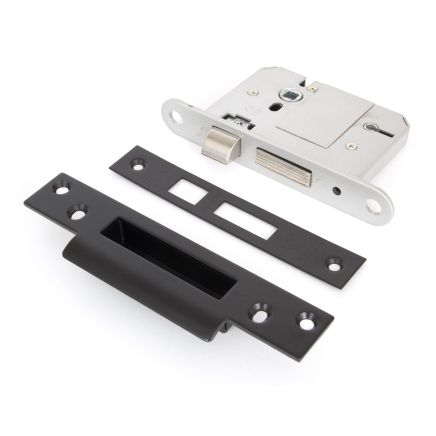Black 3" 5 Lever BS Sash Lock