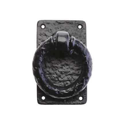 Zoo Hardware Ring Handle - 3" x 5" - Black