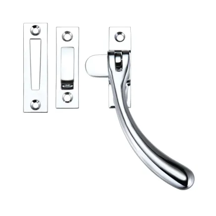 Zoo Hardware Bulb End Casement Fastener - Offset Version - Polished Chrome
