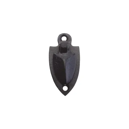 Zoo Hardware Shield Escutcheon with Cover - Standard - 2" - Black