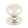 Polished Nickel Mushroom Cabinet Knob 38mm