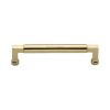 Heritage Brass Cabinet Pull Bauhaus Design 152mm CTC Polished Brass Finish