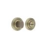 Burlington Turns & Releases Inner 3 Reeded Rose Antique Brass - By Frelan Hardware - BUR-81AB-53AB