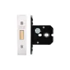 Zoo Hardware Flat Dead lock - 64mm C/W Stainless Steel Forend and Strike