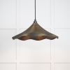 Aged Brass Flora Pendant