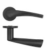 Zoo Hardware Twist Lever on Round Rose 53mm x 6mm Push-on Rose - BS EN 1906 Grade 3 - Grade 201 - PCB