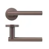 Zoo Hardware Lucca lever on round rose - Etna Bronze