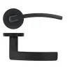 Zoo Hardware Toledo lever on rose - Matt Black