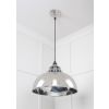 Hammered Nickel Harborne Pendant