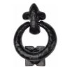 The Tudor Ring Knocker Black Iron