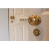 Aged Brass Oval Euro Escutcheon