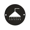 Zoo Hardware Shower - 76mm dia - Black