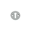 Zoo Hardware Std. Key Profile Victorian Escutcheon 32mm dia. - Polished Chrome