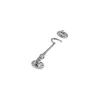 Zoo Hardware Cabin Hook (Lightweight) 4" - Chrome