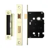 Zoo Hardware 3 Lever Sash Lock 2.5" - smaller case - PVD