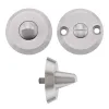 Zoo Hardware Anti Ligature Turn & release Set -5mm Spindle - Satin St. Steel - Stainless Steel