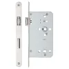 Zoo Hardware Roller din bathroom - 78mm c/c - backset 60mm - radius - Satin Stainless