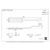 Pewter 10" French Door Bolt