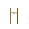 Aged Brass (316) 0.9m T Bar Handle B2B 32mm Ø