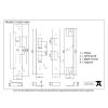 PVD 1/2" Rebate Kit for Sash Lock