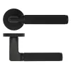 Zoo Hardware Bilbao lever on rose - Matt Black