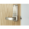 Borg BL7701 SS ECP - Heavy Duty, High Traffic - Easicode Pro Flat Bar Lever Handle Keypad With Sfic Key Override & Flat Bar Inside Handle, Stainless Steel (SS) Finish