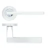 Zoo Hardware Leon lever on rose - Polished Chrome