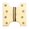 Heritage Brass Parliament Hinge Brass 4" x 2" x 4" Polished Brass finish