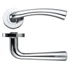 Zoo Hardware Florence lever on round rose - Polished Chrome