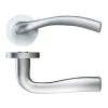 Zoo Hardware Siena lever on round rose - Satin Chrome