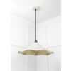 Smooth Brass Flora Pendant in Teasel