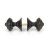 Aged Bronze Elmore Concealed Mortice Knob Set
