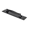 Black Pull Handle on Backplate