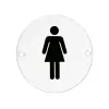 Zoo Hardware Sex Symbol - Female - 76mm dia - White