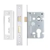Zoo Hardware Euro Profile Sashlock 2.5" / 64mm - Satin Stainless