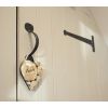 Beeswax 12" Penny End T Hinge (pair)