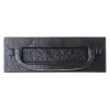 Zoo Hardware Postal Letter Plate - 12" x 4" - Black