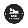 Zoo Hardware Baby Change - 76mm dia - Black