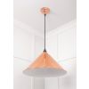White Gloss Hockley Pendant in Copper