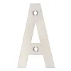 Zoo Hardware Letter - A - 75mm - Satin Stainless