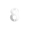 Zoo Hardware Numerals - 50mm - Stainless Steel